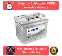 VARTA Silver D15 Battery 027 Type Fiat Doblo 16 Multijet II 105 263 20142023