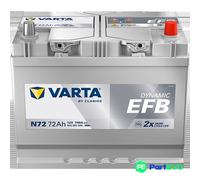 VARTA STARTER BATTERY 572501076K262 FOR MAZDA NISSAN HYUNDAI ACURA INFINITI