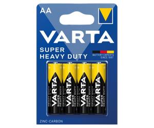 Varta Super Heavy Duty Battery AA - 4 Pcs
