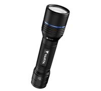 VARTA Tactical LED Torch, Night Cutter Pro F30R, 1500 lm, IP67 | 5 light modes, aircraft aluminium, USB C, precision focus, wrist strap, rechargeable, robust, long-lasting housing