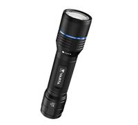 VARTA Torch LED, Night Cutter Pro F20R, Lamp, Rechargeable Flashlight for Outdoors or Home, 1000 lm, Waterproof IP67, Aviation Aluminum, Precision Focus, Includes Lanyard