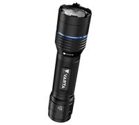 VARTA Torch LED, Night Cutter Pro F20R Tactical, Lamp, Rechargeable Tactical Flashlight, 1000 lm, Glass Break Function, Waterproof IP67, Aviation Aluminum, Includes Belt Holster und Lanyard