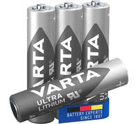 VARTA Lithium AAA Micro LR03 Batteries (4-pack) - ideal for digital cameras, toys, GPS devices, sporting and outdoor applications
