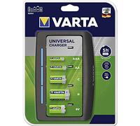 Varta Universal charger - LED charging display - Safety cut-out - Exclusive Varta design - Charges 2 or 4 AA, AAA, C, D or 1x 9V - charger only