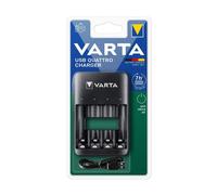 VARTA USB Quattro AA AAA Ni-MH Battery Charger With Micro-USB