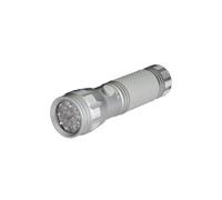 VARTA UV LED Torch, UV Light, 14 UV LEDs, 395-400 nm, Hygiene Helper | banknote checker, detect pet stains, aluminium, incl. 3x AAA Batteries, robust, long-lasting