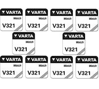 Varta V321 1.5V Cell Watch Battery Pack of 10