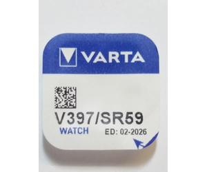 Varta V397/SR59 Silver Oxide Button Cell Watch Battery - Pack of 1