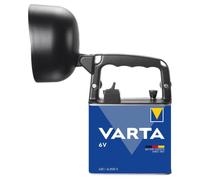 VARTA Work Light LED, Work Flex BL40 Handheld Spotlight, 2 Light Modes | 145° height-adjustable head, oil-resistant, incl. Lo Power 6 V battery, replacement batteries available under item no.