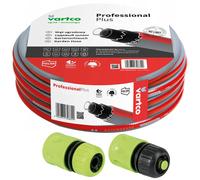 Vartco Professional Plus 30m 1/2" 6-Layer Garden Water Hose + Connectors