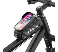 VARUN Bike Frame Bag, Waterproof Bike Phone Holder for Smartphones up to 6.7 inches with Sensitive Touch Screen, 1.5L Bicycle Handlebar Bag for Mountain, Racing and Electric Bikes