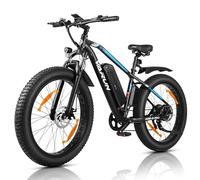 VARUN Electric Bikes for Adults, 26''*4.0 Fat Tire Electric Mountain Bike with 48V/13Ah Lithium Battery, LCD Display with 5-PAS, E-fatbike with 4 Riding Mode, Mileage 100KM