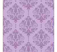 VaryFloral 30.5cmx300cm Self Adhesive Wallpaper Light Purple Contact Paper Damask Watercolor Sticky Back Plastic Vintage Peel and Stick Wallpaper Waterproof Vinyl Wrap for Furniture Room Cabinet