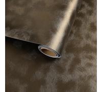 VaryFloral Gold Peel and Stick Metallic Wallpaper 30cmx300cm Thick Sticky Back Plastic Vinyl Wrap for Kitchen Cupboards Bathroom Waterproof Stick on Wallpaper Furniture Stickers Worktop Vinyl Covering
