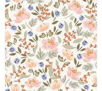 VaryFloral Tulip Floral Peel and Stick Wallpaper 30.5cmx300cm Sticky Back Plastic Watercolor Flower Self Adhesive Wallpaper for Girl Bedroom Hallway Vinyl Wrap for Furniture Cupboards Sticker Shelf