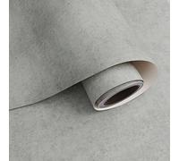 VaryPaper Concrete Effect Wallpaper Vintage Grey Contact Paper Self-Adhesive for Living Room Washable Kitchen Wall Covering Industrial Sticky Back Plastic Worktop Covering Bedroom Bathroom 40cm×2m