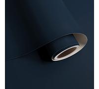 VaryPaper Dark Blue Wallpaper Vinyl Peel and Stick Navy Blue Contact Paper 40cmx800cm Worktop Vinyl Covering Removable Kitchen Cupboard Stickers Waterpoof Thick Lining Paper for Furniture Living Room