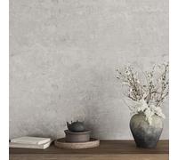 VaryPaper Grey Concrete Effect Wallpaper Self Adhesive Cement Contact Paper 40cmx200cm Sticky Back Plastic Hallway Bathroom Wallpaper Waterproof Kitchen Worktop Covering Grey Vinyl Wrap for Furniture