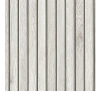 VaryPaper Light Grey Wood Panel Wallpaper Self Adhesive Wood Effect Sticky Back Plastic 40cmx200cm Vinyl Wrap for Kitchen Cupboards Wood Slat Wallpaper for Living Room Hallway Adhesive Shelf Liner
