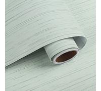 VaryPaper Peel and Stick Light Green Faux Grasscloth Wallpaper 40cmx800cm Green Lining Paper for Wall Sticky Bakc Plastic Roll Vinyl Wrap for Furniture Sticky Back Wallpaper for Living Room Bedroom