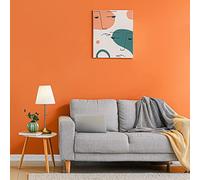 VaryPaper Peel and Stick Orange Wallpaper Removable Contact Paper for Kitchen Countertops Sticky Back Plastic Furniture Vinyl Wrap Stick on Wallpaper for Living Room Bedroom Worktop Vinyl Covering