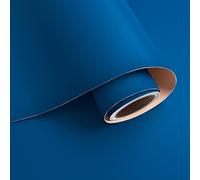 VaryPaper Peel and Stick Sapphire Blue Wallpaper 40cmx800cm Blue Contact Paper for Kitchen Countertops Sticky Back Plastic Thick Lining Paper for Wall Living Room Bedroom Vinyl Wrap for Furniture