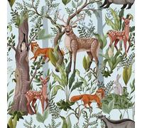 VaryPaper Peel and Stick Tropical Animal Wallpaper 44.5cmx200cm Patterned Contact Paper Sticky Back Plastic Roll Bright Stick on Wallpaper for Kids Bedroom Nursery Sticky Vinyl Wrap for Furniture