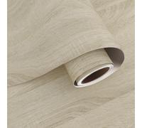 VaryPaper Self Adhesive Thick Wood Wallpaper 40cmx200cm Wood Effect Sticky Back Plastic Fablon for Kitchen Cupboards Counter Top Vinyl Covering Adhesive Shelf Liner Door Stairs Furniture Wrap