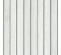 VaryPaper Wood Effect Vinyl Self Adhesive Grey White Wood Panel Wallpaper 40cmx800cm Sticky Back Plastic 3D Wooden Slat Wallpaper for Living Room Bedroom Worktops Cupboard Vinyl Wrap for Furniture