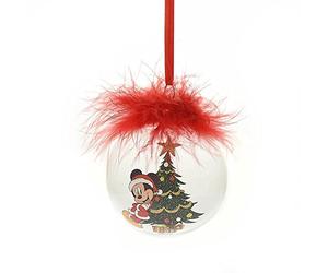 Varzi Selection Since 1956 Christmas Tree Ball With Feathers Mickey Mouse Disney