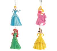 Varzi Selection Since 1956 Disney Set of 4 Resin Christmas Tree Decorations Disney Princesses