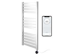 VAS Electric WiFi Heated Towel Rail Stainless Steel 500mm W x 760mm H