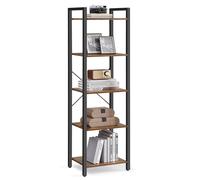 VASAGLE 5-Tier Bookshelf, Bookcase, Shelving