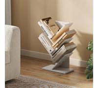 Vasagle 5-Tier Bookshelf, Space-Saving Tree-Shaped Corner Shelf, For Bedroom, Living Room, Study, White