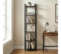 Vasagle 6-Tier Bookshelf, Bookcase, Shelving Unit,30 X 40 X 187.5 Cm, Industrial