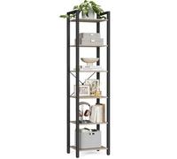 Vasagle 6-Tier Bookshelf, Bookcase, Shelving Unit, For Office, Study, Living Room, Bedroom, 30 X 40 X 187.5 Cm, Industrial