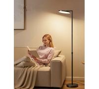 Vasagle Adjustable Led Floor Lamp, 36W Standing Lamp With Rotatable Head For Bedroom, Office, Matte Black