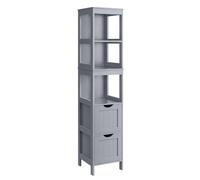 VASAGLE Bathroom Floor Cabinet, Freestanding Bathroom Storage Unit, with 2 Drawers, 3 Open Compartments, for Bathroom, Living Room, Kitchen, Modern