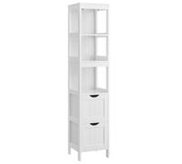 VASAGLE Bathroom Floor Cabinet, Freestanding Bathroom Storage Unit, with 2 Drawers, 3 Open Compartments, for Bathroom, Living Room, Kitchen, Modern