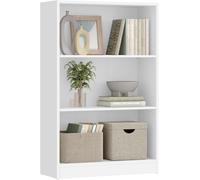 VASAGLE Bookcase, 3-Tier Bookshelf, Open Storage Shelf, Shelving Unit, 24 x 60