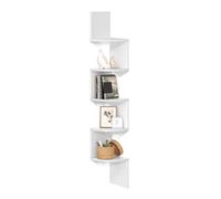 Vasagle Corner Shelf - White, White