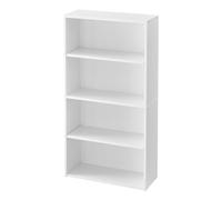 VASAGLE Bookshelf, 4-Tier Bookcase, Storage Shelving Unit, Display Shelf with Open Compartments, Adjustable Storage Shelves, for Living Room, Home