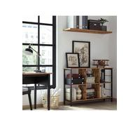 Vasagle Bookshelf Bookshelf Shelf Unit 6 Compartments For Office Living Room Bedroom 120 X 33 X 80 Cm Industrial Design