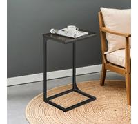 Vasagle C-Shaped End Tables, Set Of 2, Sides Table For Sofa, Small Tv Tray Tables For Living Room, Bedroom