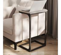 Vasagle C-Shaped Side Table, Bedside Table, Sofa Side Table, With Metal Frame, Industrial, For Living Room, Bedroom