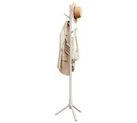 Vasagle Coat Rack Staggered 8 Hooks Tri Base Beige