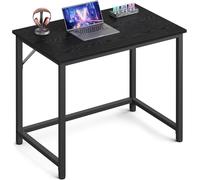 VASAGLE Computer Desk 80x50cm Home Office Desk with Drawer Black Study Writing