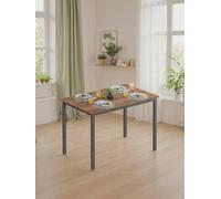 Vasagle Dining Table, 70 X 110 X 75 Cm, Kitchen Table For 4 People, Living Room Desk, For Dining Room, Kitchen