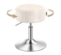 VASAGLE Dressing Table Stool, Height Adjustable Makeup Vanity Stool, 360?Swiv...