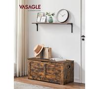 Vasagle Entryway Bench With Storage, 2 Safety Hinges, Storage Chest For Bedroom, Living Room, 40 X 100 X 46 Cm
